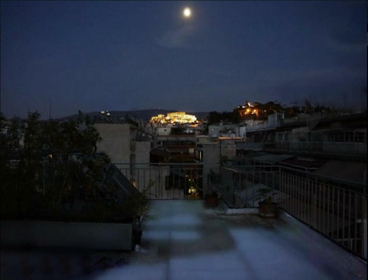 アテネStylish Penthouse With Acropolis And 360 Viewアパートメント エクステリア 写真