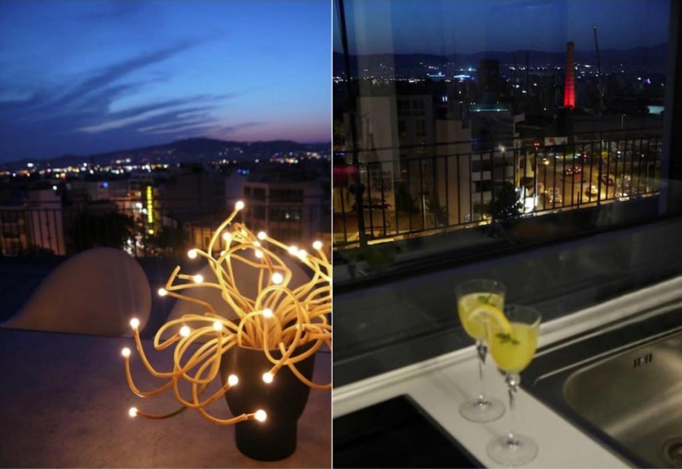 アテネStylish Penthouse With Acropolis And 360 Viewアパートメント エクステリア 写真
