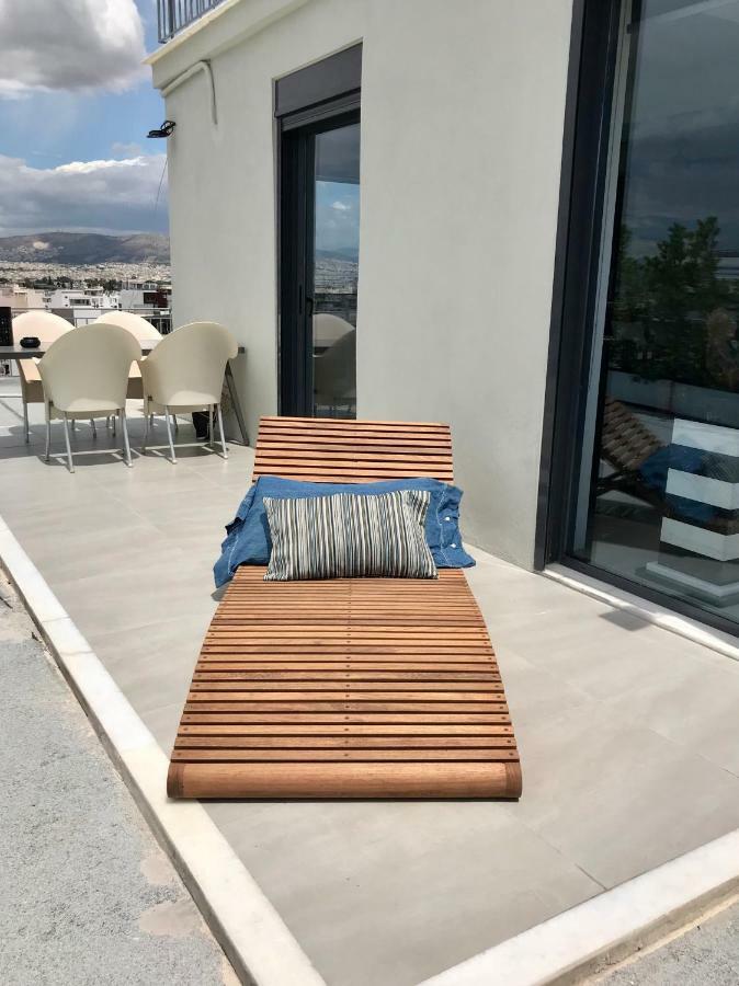 アテネStylish Penthouse With Acropolis And 360 Viewアパートメント エクステリア 写真